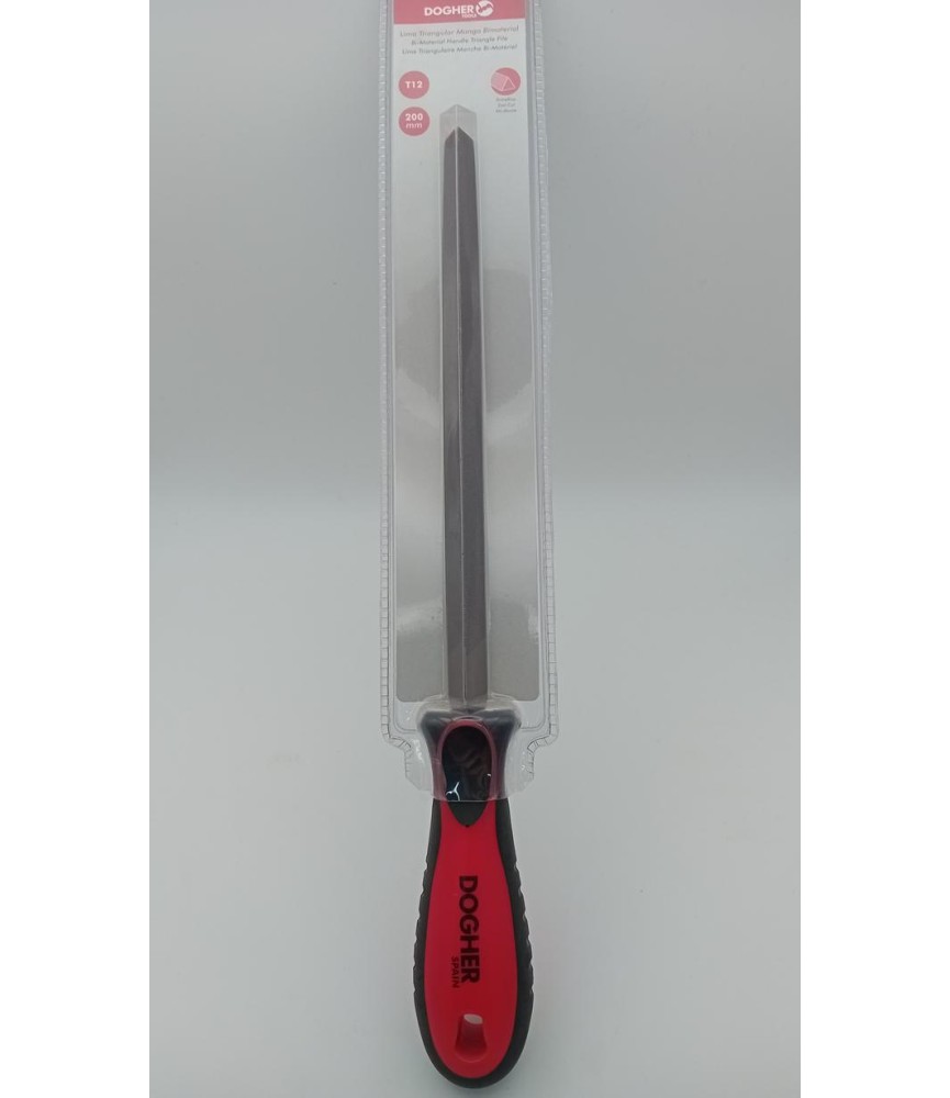 LIMA TRIANGULO 200MM M/BIMAT GRANO ENTR | Herrajes HE