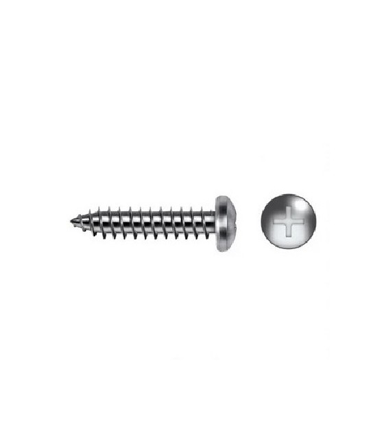 TORNILLO R/CHAPA CAB. AVELLANADA DIN 7982 4.2X19