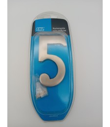 NUMERO 5 COLOR PLATA | Herrajes HE