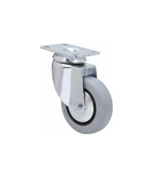 RUEDA 1-0180 GIR GOMA GRIS | Herrajes HE