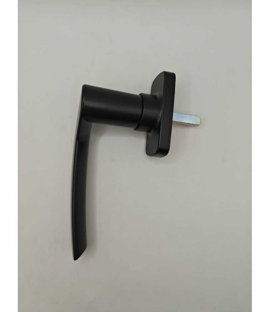 MANILLA EOS DESP IZDA INT.43 L-23 MM NEGRO | Herrajes HE