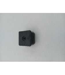 TAPON 25X25 NEGRO ROSCADA M8