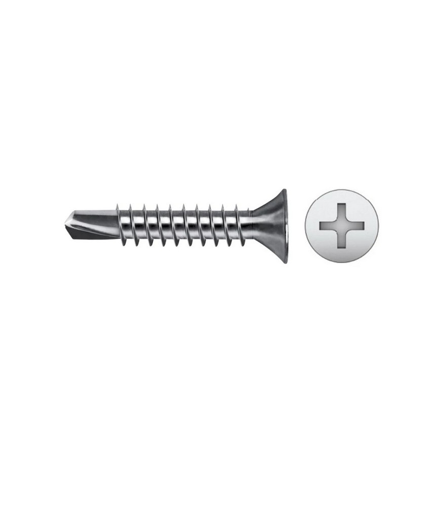 TORNILLO P/BROCA CAB. PLANA DIN 7504P 4.8X50