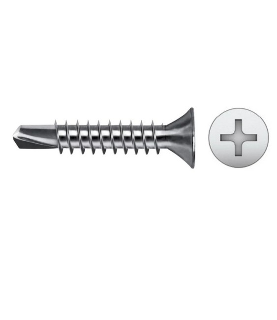 TORNILLO P/BROCA CAB. PLANA DIN 7504P 4.8X50