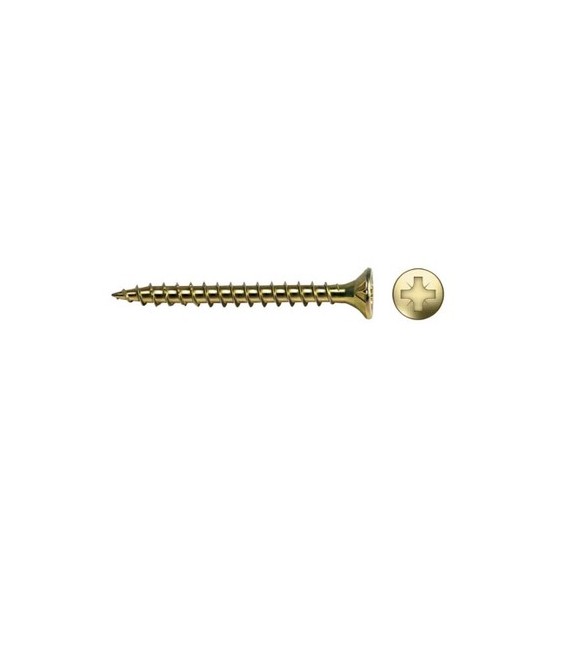 TORNILLO R/MADERA CAB. AVELLANADA DIN VLOX 5X40 BICROMATADO