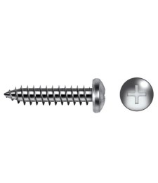 TORNILLO R/CHAPA CAB. ALOMADA DIN 7981 3.5X38 NEGRO