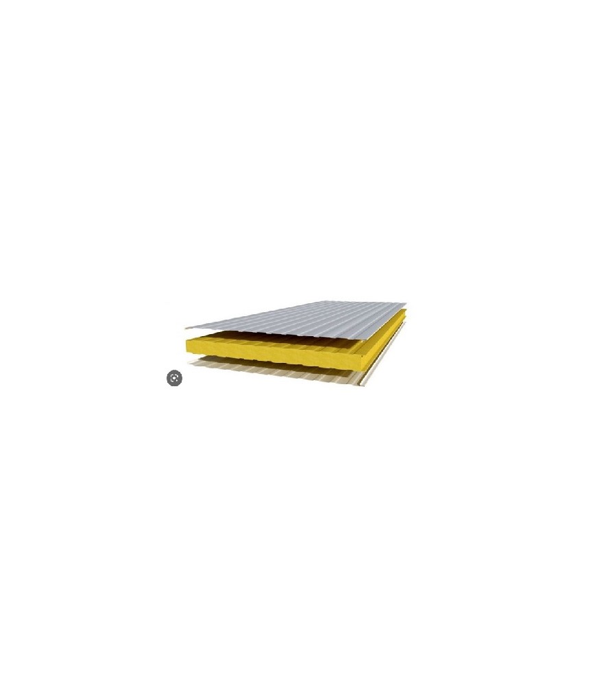 PANEL SANDWICH 2000X1000X20X0.8CC RAL 7016 RANURADO
