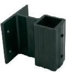 SOPORTE BANDILLA 30X30 REF. 9530 NEGRO BRILLO | Herrajes HE