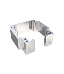 ANCLAJE 100X100 BRUTO + TORNILLOS