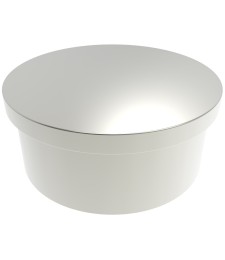 TAPA TUBO TIRADOR APOLO RED.40 PLATA