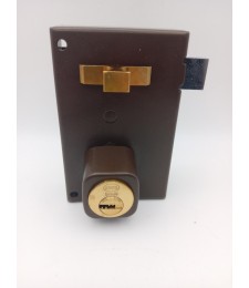 CERRADURA 75-70 MARRON DCHA