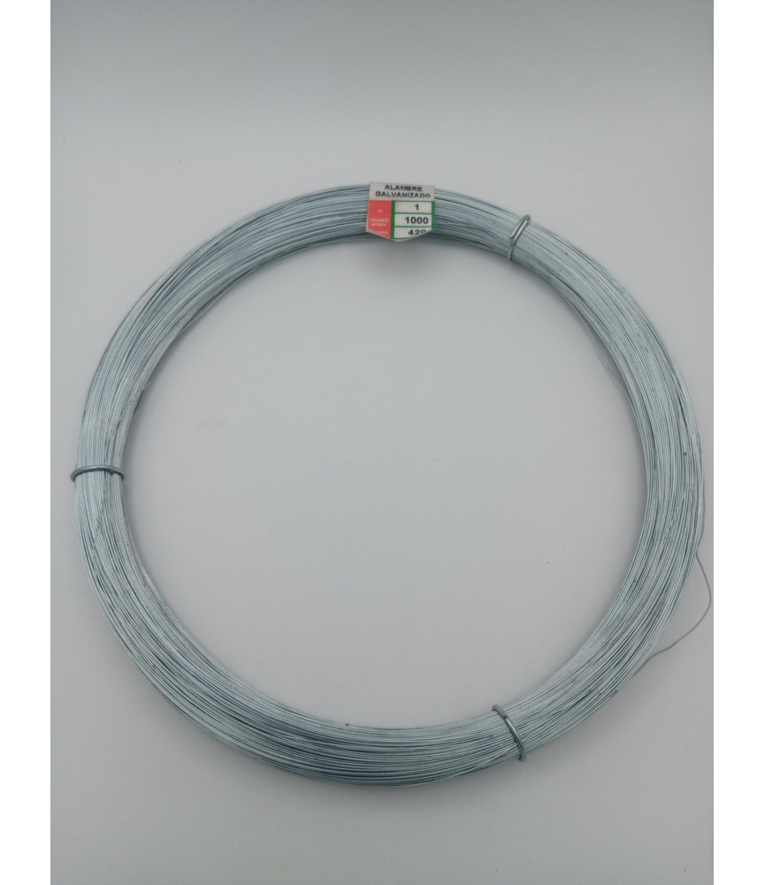 ROLLO ALAMBRE GALVANIZADO Nº1 1KG