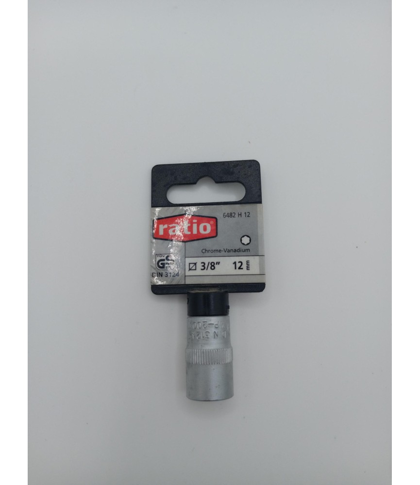 LLAVE VASO 3/8" 12MM RATIO