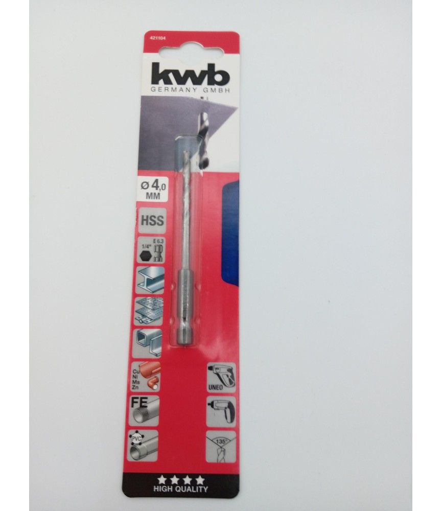 EINHELL BROCA HSS HEXAGONAL 4 MM