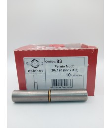 PERNIO TORNEADO 20X120 INOX REF:83