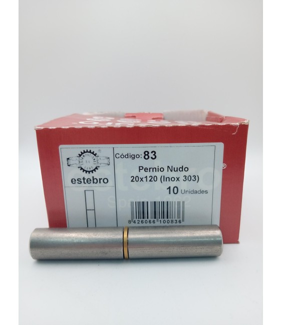 PERNIO TORNEADO 20X120 INOX REF:83