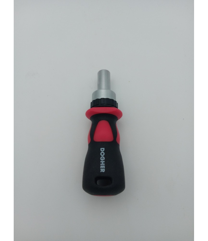 DESTORNILLADOR CARRACA CORTO PUNTAS 1/4