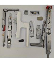 KIT OSCILO OCULTO 1 HOJA COMPAS CORTO TECNAC + CREMONA LARISA (3260 O K LB)