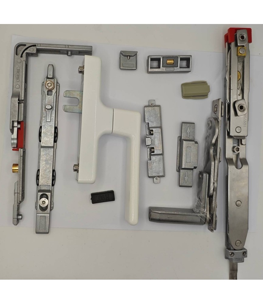 KIT OSCILO OCULTO 1 HOJA COMPAS CORTO TECNAC + CREMONA LARISA (3260 O K LB)