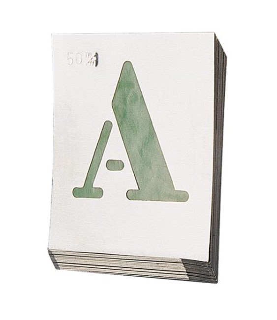 ABECEDARIO EGYPT ALUM.40mm