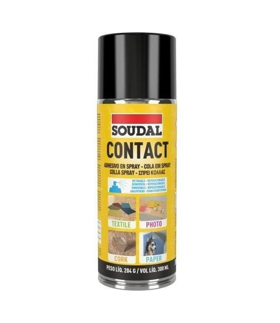 COLA CONTACTO SAOUDAL 300 ML. SPRAY