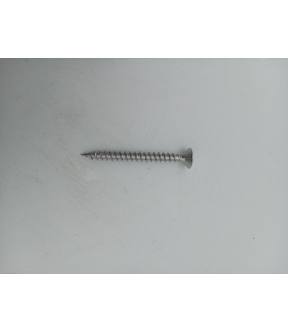 TORNILLO R/MADERA CAB. AVELLANADA DIN 7505A 5X80 INOX A2