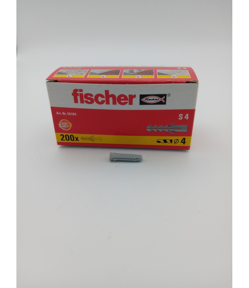 TACO FISCHER PLASTICO Nº4 REF-S