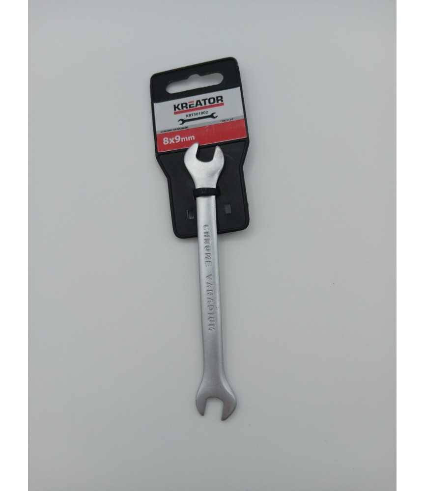 LLAVE FIJA DOS BOCAS CROMO 8-9