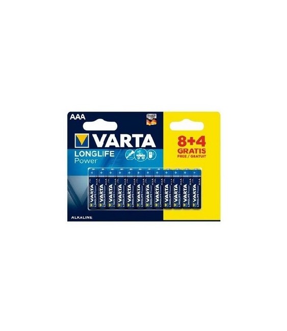 PILA VARTA LONGLIFE POWER AAA LR03 10UNID.