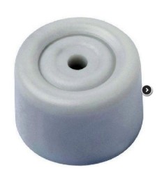 TOPE PLASTICO PUERTA ATORNILL.N5 BLANCO