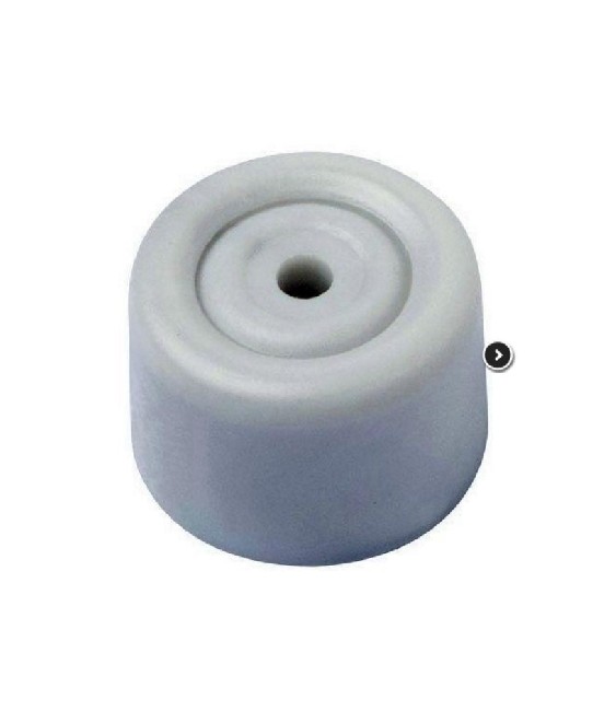 TOPE PLASTICO PUERTA ATORNILL.N5 BLANCO