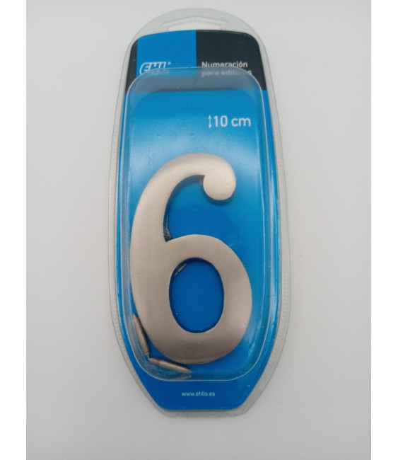 NUMERO 9 COLOR PLATA ALMA