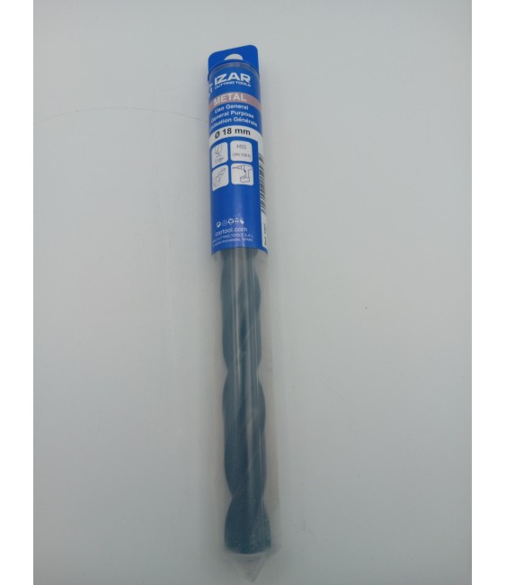 BROCA ACERO RAPIDO HIERRO Nº18 REBAJADO