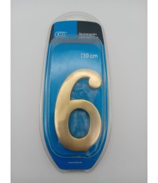 NUMERO 9 COLOR ORO ALMA