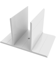 SOPORTE PARED 80MM BLANCO SOPPA8-5 | Herrajes HE