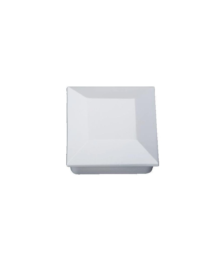 REMATE PIRAMIDE PLANA 60X60 BLANCO