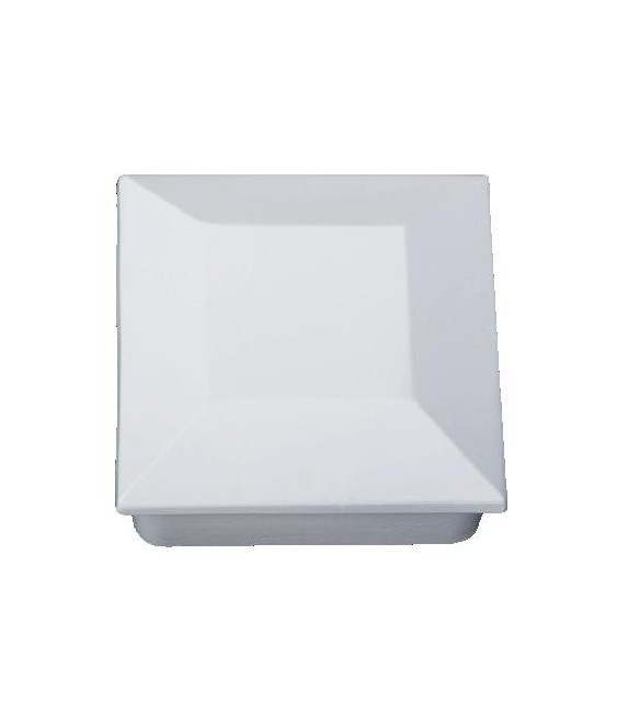REMATE PIRAMIDE PLANA 60X60 BLANCO