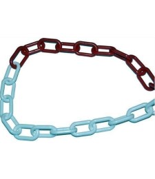 METRO CADENA PLASTICO BICOLOR 6MM.