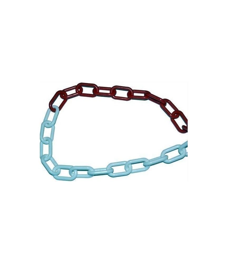 METRO CADENA PLASTICO BICOLOR 6MM.