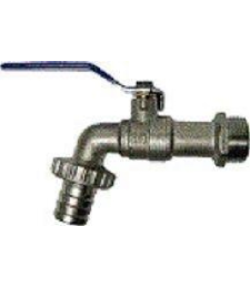 GRIFO CURVO ESFERA CIS C/RACOR 1/2