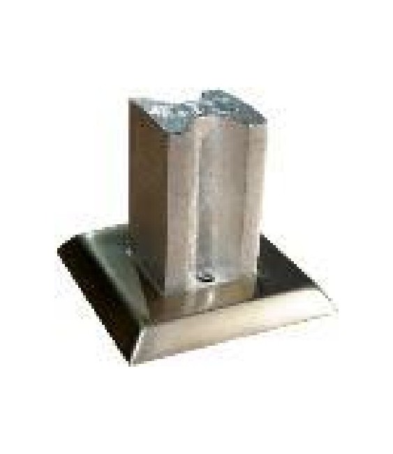 BASE 40X40 BRUTO CON TAPA BLANCO RF.BA4040T-5