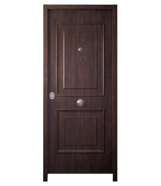 PUERTA OMEGA G4 DOBLE CASETON ROBLE 90X206 5P/1C IZDA.