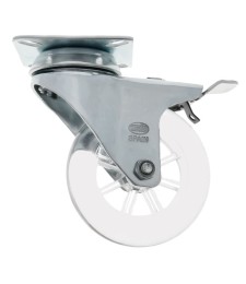 RUEDA 2570 50X18 C/FRENO TRANSPARENTE