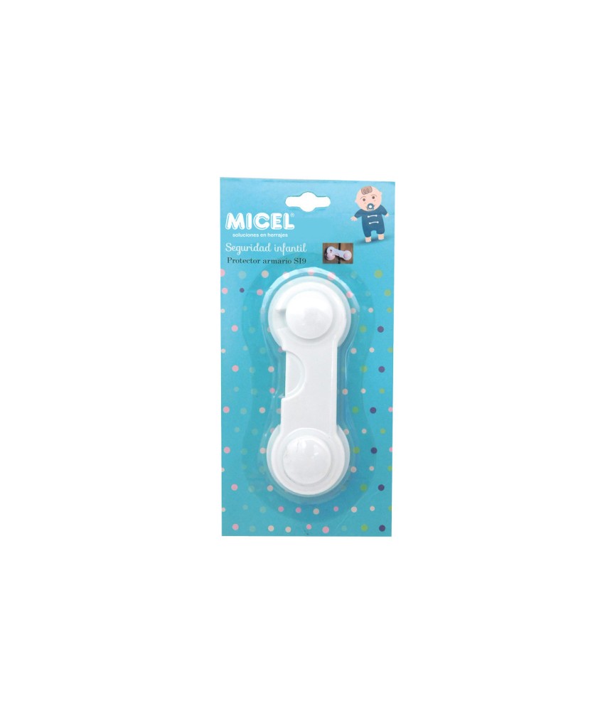 PROTECTOR INFANTIL ARMARIO SI09 95mm BLANCO (BLISTER)