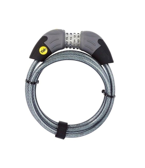 CABLE CANDADO YALE 180X1CMS COMBINACION