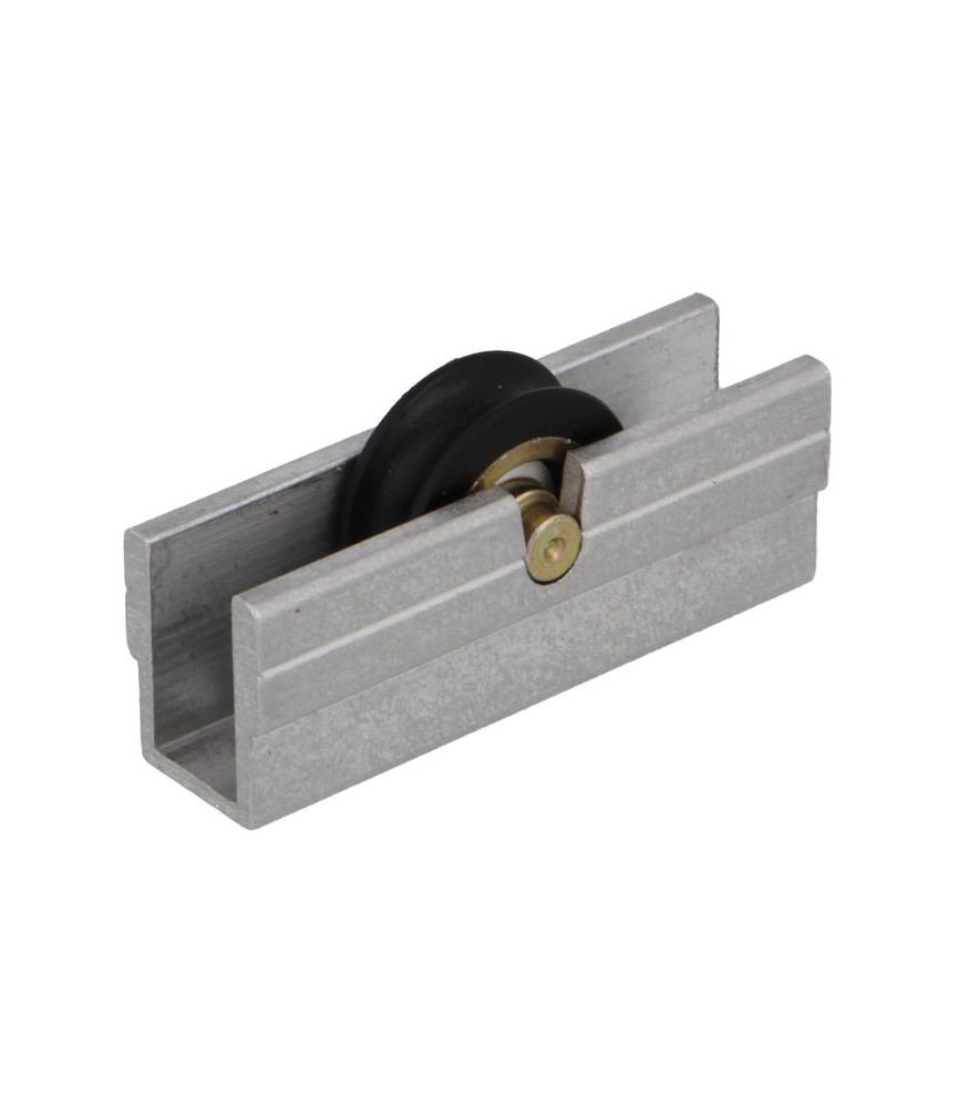 RUEDA MAMPARA COR22-39X14MM ALUMINIO