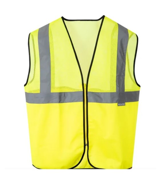 CHALECO REFLECTANTE CON CREMALLERA T.L