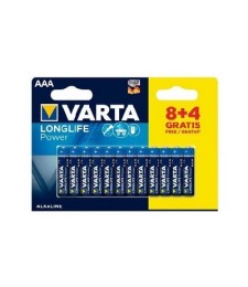 PILA VARTA LONGLIFE POWER AAA LR03 B/8+4