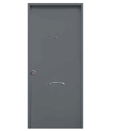 PUERTA NASCOR LISA HOJA 80 3 PTOS GRIS DCHA