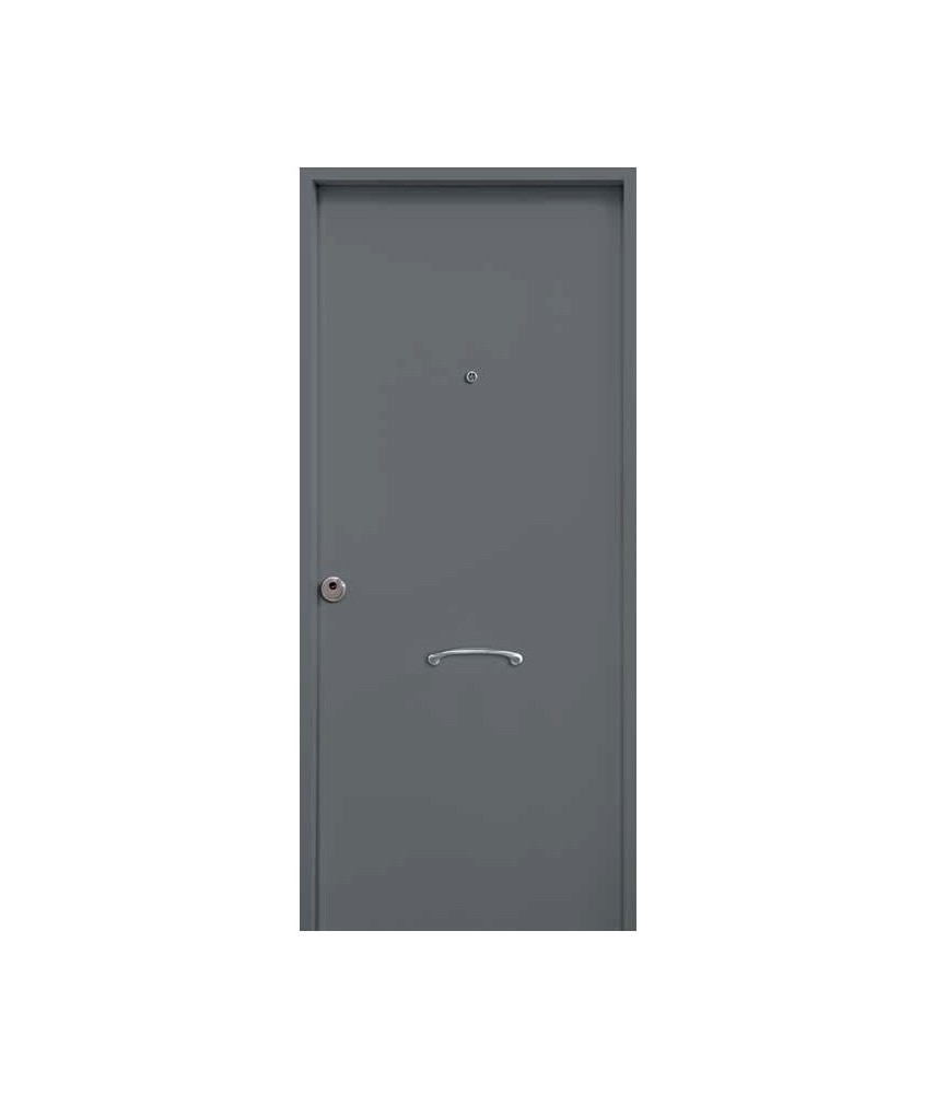 PUERTA NASCOR LISA HOJA 80 3 PTOS GRIS DCHA